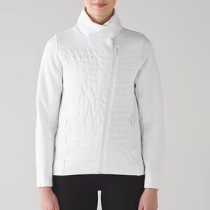 Lululemon Fleece Be True Jacket White Size 6